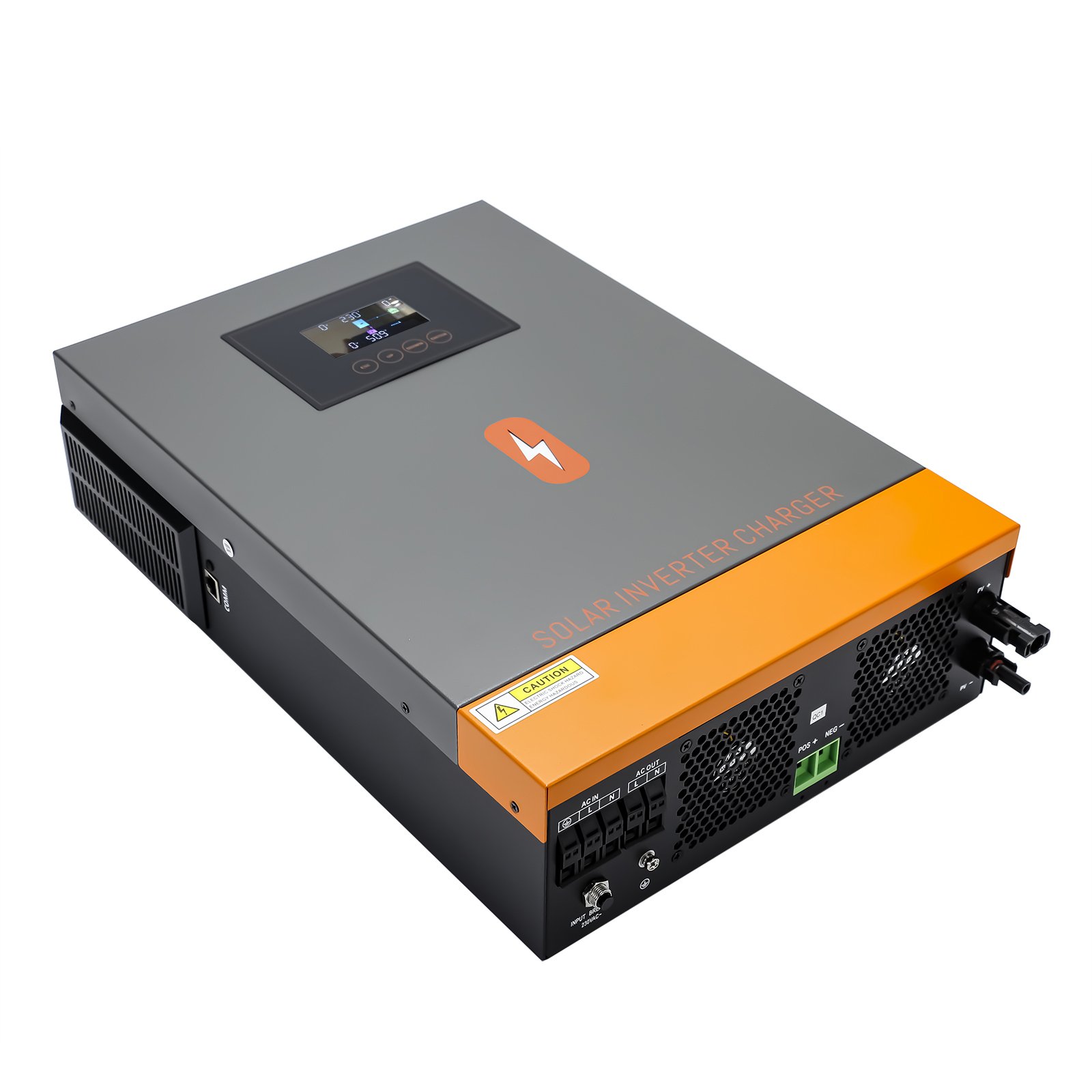 PowMr High Frequency 6.2KW 48V 4.2KW 24V 220V Inverter Charger Built-in 120A MPPT Pure Sine Wave Hybrid Solar Inverter