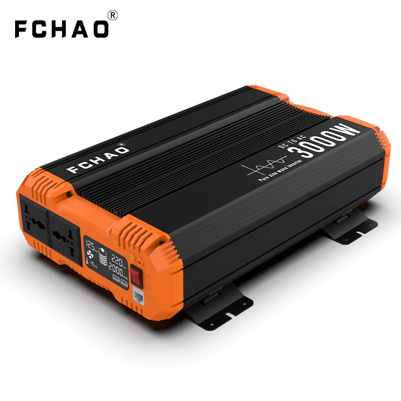 FCHAO Power Inverter Pure Sine Wave 3Kw Solar Inverter 48V For Camping Remote Control