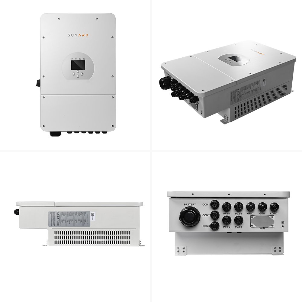 SunArk Solar Inverter Mppt 8Kw 8000Watt 10Kw 10Kva Hybrid Inverters