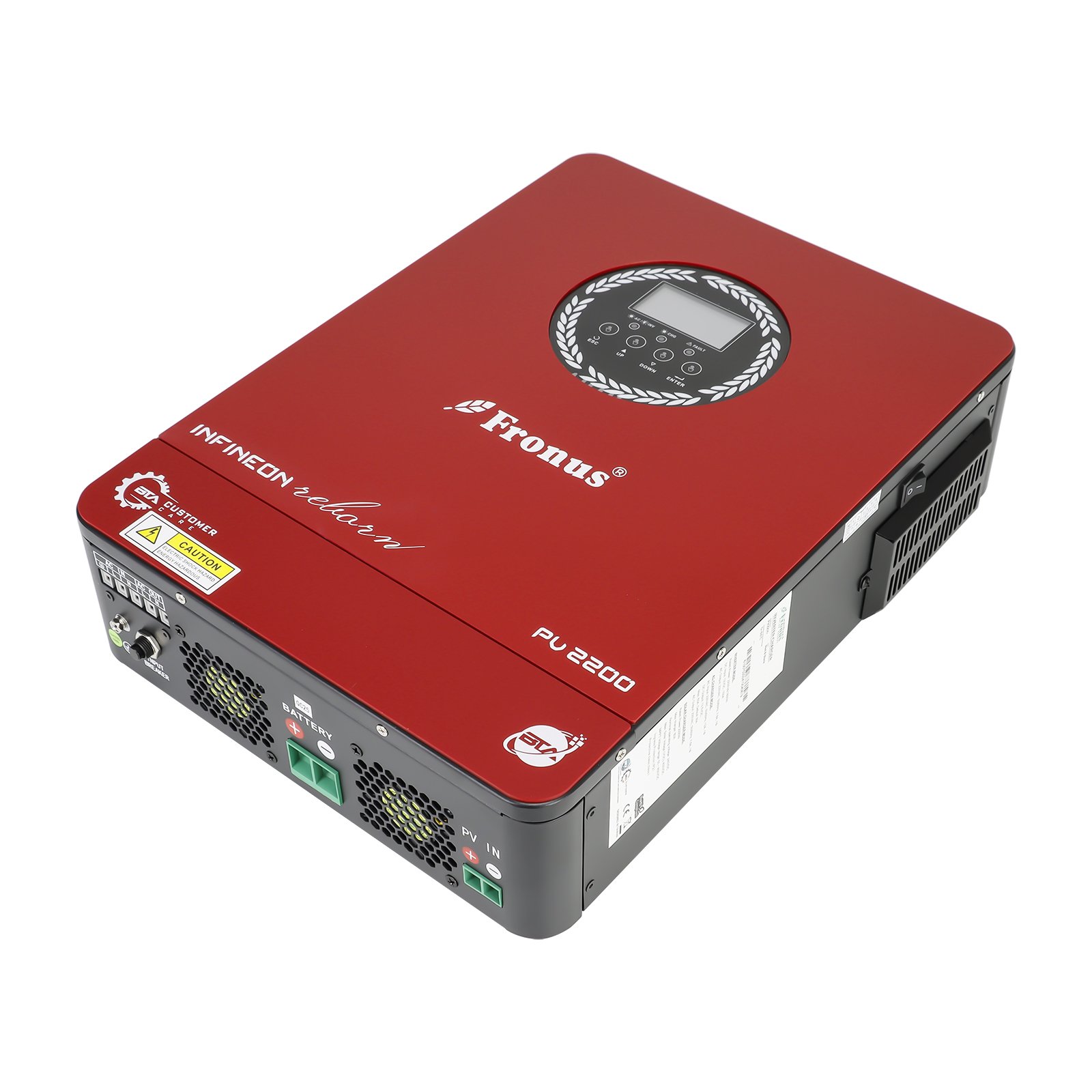 PowMr In Stock 1.8KW/1.6KW/3KW Pure Sine Wave Solar Inverter 24Vdc 12Vdc Single Phase Solar Inverter