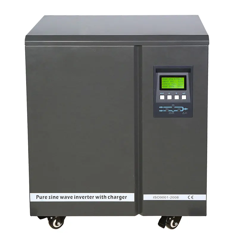 3 Phase Hybrid Solar Inverter PV Energy System 96V 120V 192V 20kW 15kW 380Vac Pure Sine Wave Solar Inverter