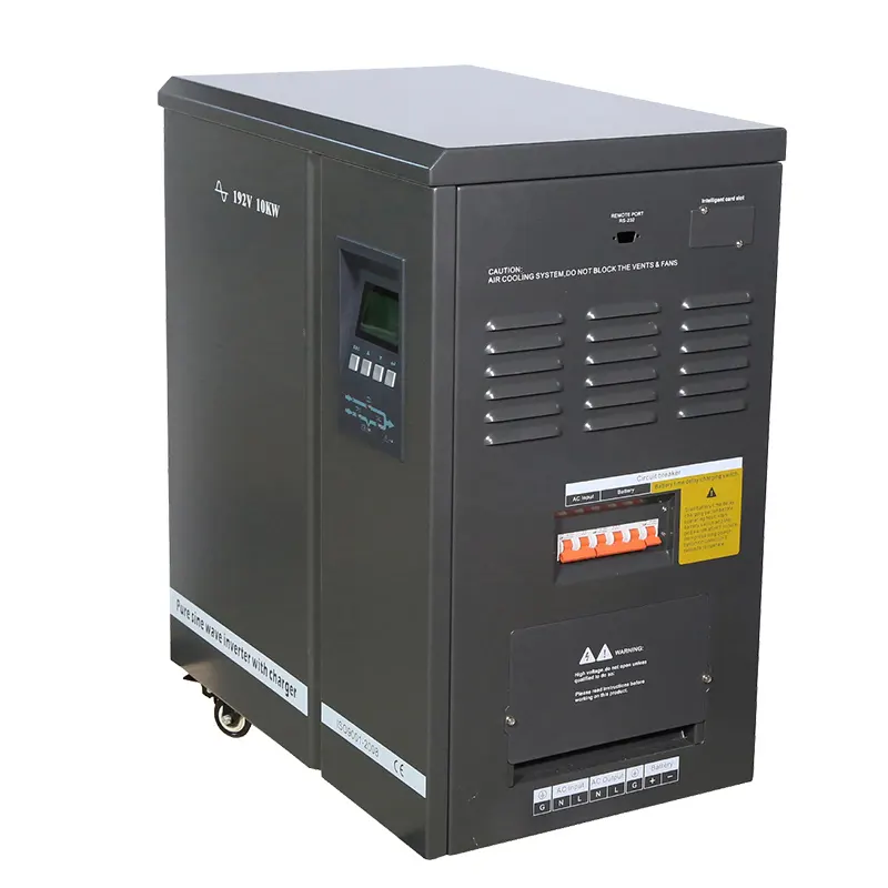 3 Phase Hybrid Solar Inverter PV Energy System 96V 120V 192V 20kW 15kW 380Vac Pure Sine Wave Solar Inverter