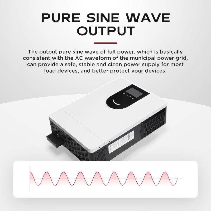SOLARDANCE Solar Inverter Off Grid 1kw 12v Factory Price with Built in MPPT Solar Hybrid Inverter