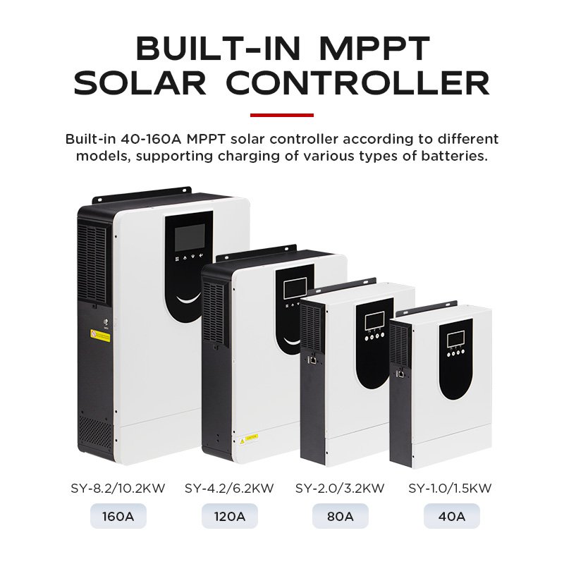 SOLARDANCE Solar Inverter Off Grid 1kw 12v Factory Price with Built in MPPT Solar Hybrid Inverter