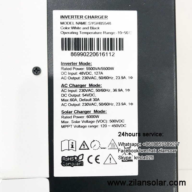 5.5KW solar inverter
