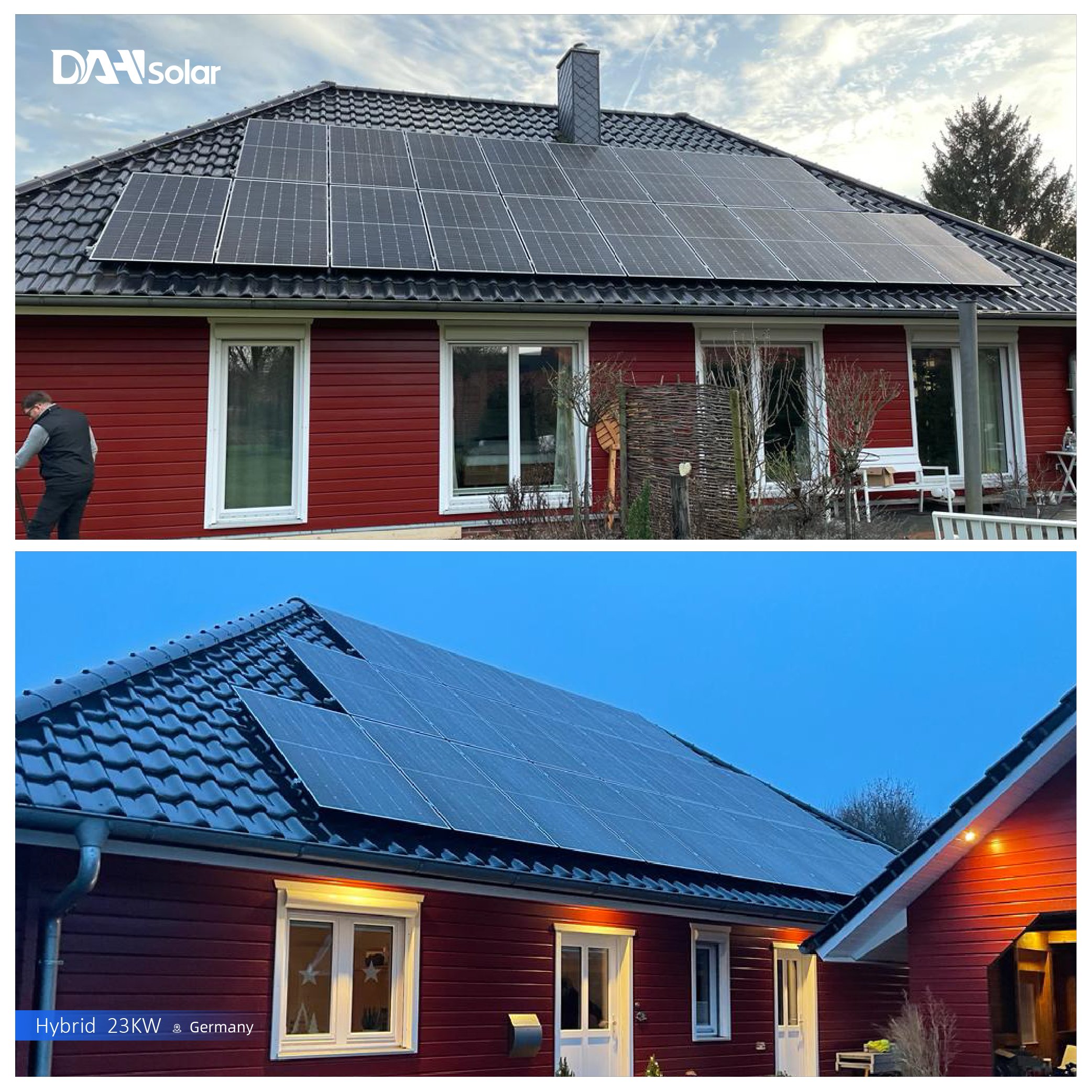 Customized Solar System 5KW 6KW 8KW 10KW Home Hybrid European Warehouse Solar Kit
