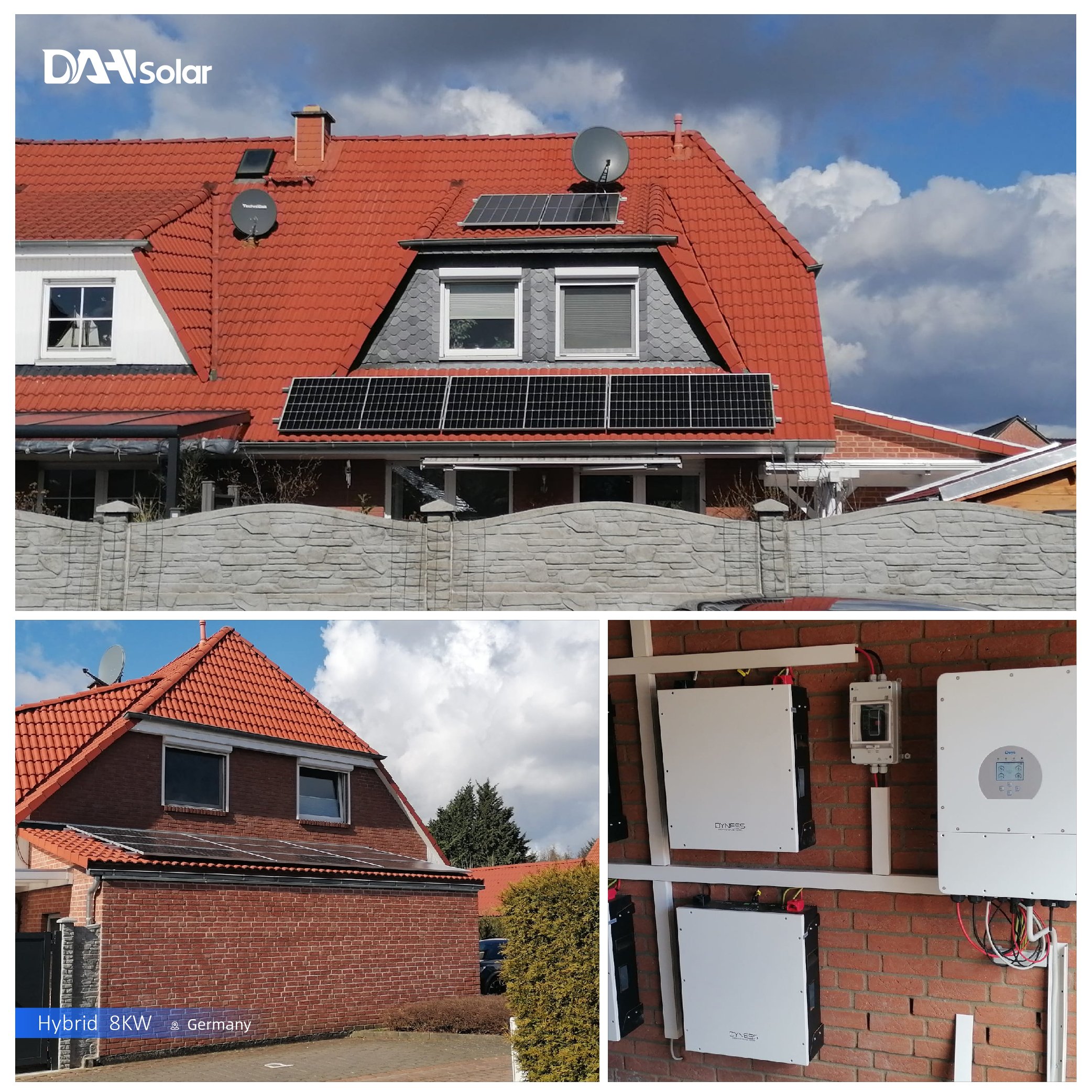 Customized Solar System 5KW 6KW 8KW 10KW Home Hybrid European Warehouse Solar Kit
