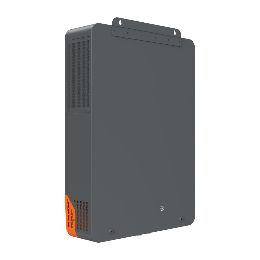 PowMr 48V to 110/230V AC Solar Inverter 2 MPPT Single/Split Phase 10kw Solar Inverter On Off grid Hybrid Inverter