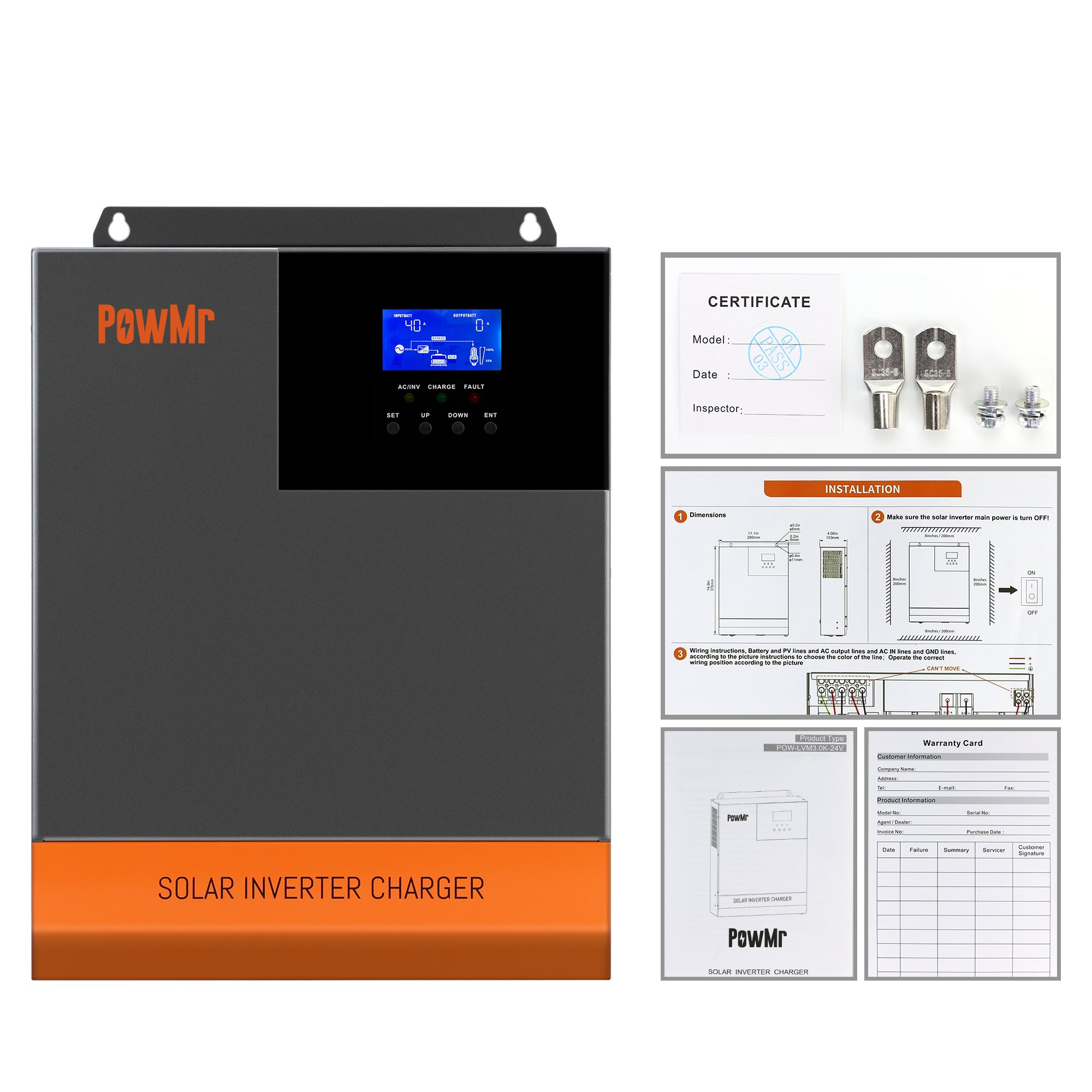 New Product 3KW 24V Solar Inverter 220V All In One Solar Inverter Off Grid Solar Inverter