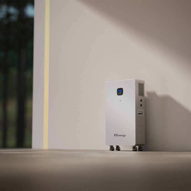 KTenergy 5kWh 51.2V 100Ah 200Ah ups backup power 3kw off grid solar system with lithium ion battery