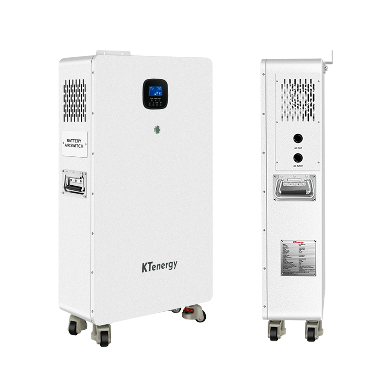KTenergy 5kWh 51.2V 100Ah 200Ah ups backup power 3kw off grid solar system with lithium ion battery