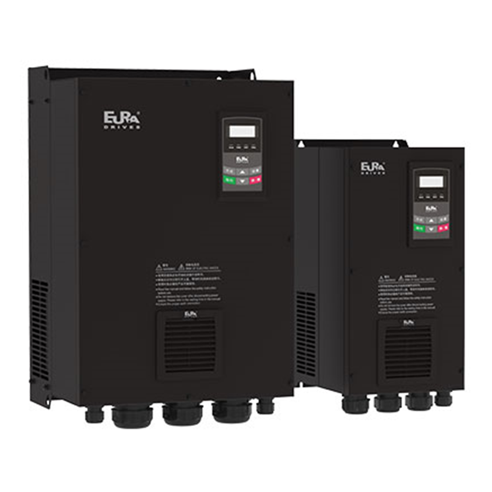 Eura Drives E2400 IP55 enclosure frequency inverter 1PH 220V AC Drive 1.5KW VFD 50HZ 60HZ Variable Frequency Drive