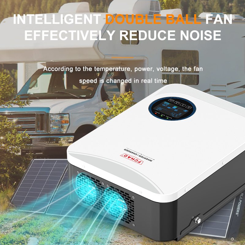 FCHAO 4.2KW 24V 6.2KW 48V Single Phase Frequency Inverter Solar Inverter Price 4.2KW 6.2KW Hybrid Inverter for Home