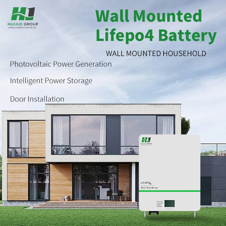 Inverter Battery Lithium 51.2V 200Ah 5.12Kwh 10.24Kwh Power Wall Mounted Household Solar Power Systems Battery Lifepo4 48v