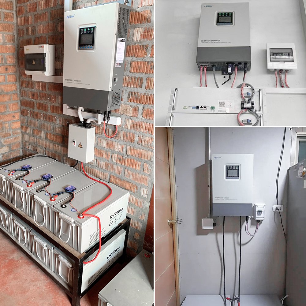 Epever Off Grid Hybrid Solar Inverter 2Kw 3Kw 5Kw 5000w 3000W Solar Inverter Charge Controller