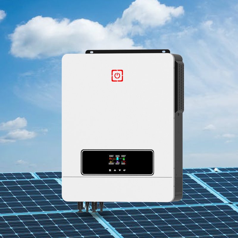 10.2KW Hybrid Solar Inverter 24V 48V 120A MPPT Pure Sine Wave Dual Output and PV Input With Lithium Battery