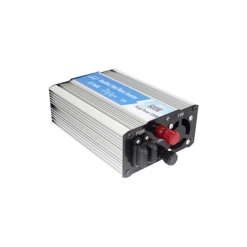 600W Solar modified Sine Wave VFD Converters 12V 220V DC to AC Power Inverter for Home Use 50/60 Hz Output Frequency