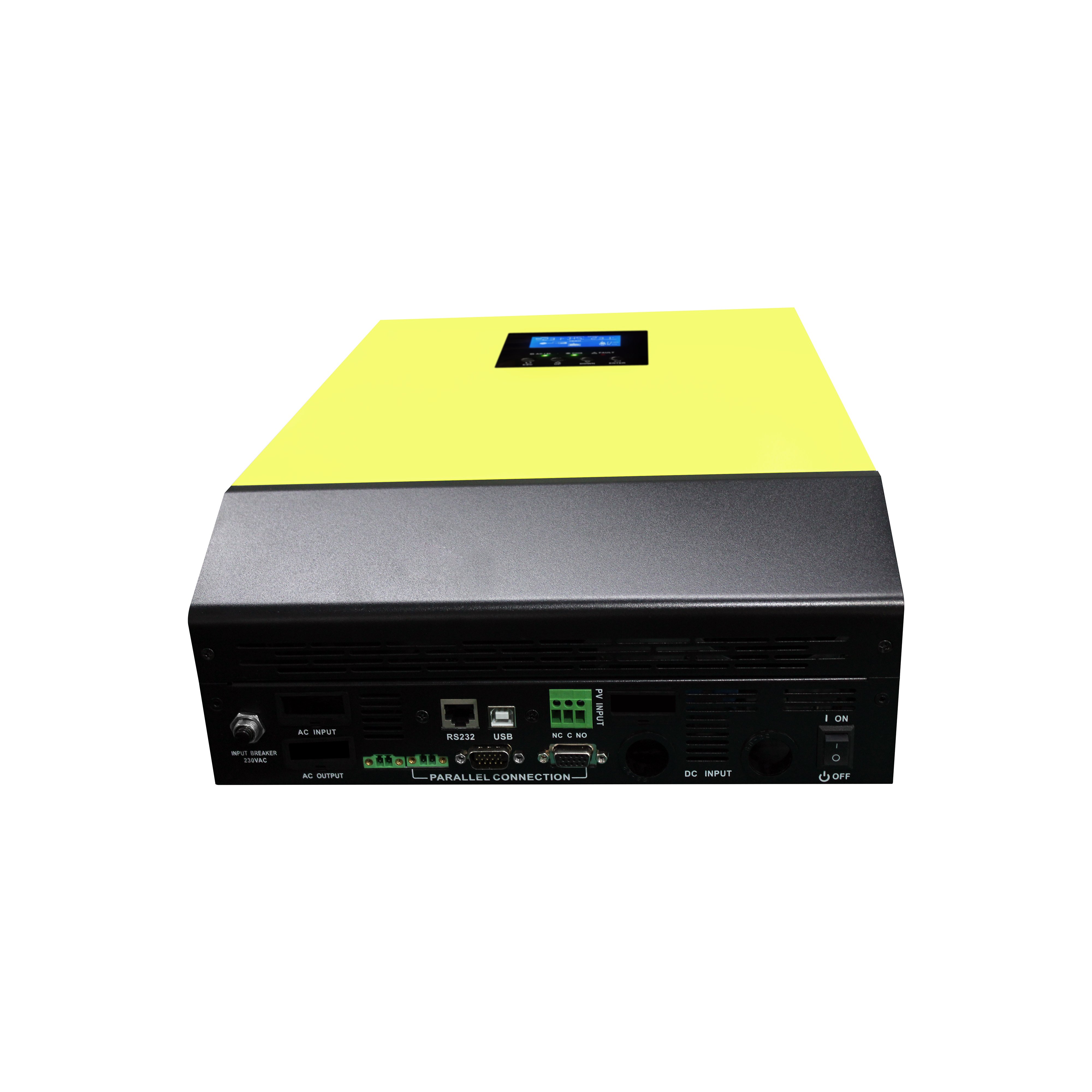 Parallel 5KW/5000W HYBRID Grid tie/Off Grid SOLAR inverter Pure Sine Wave 48V 230VAC MPPT 80A Solar charger inverter