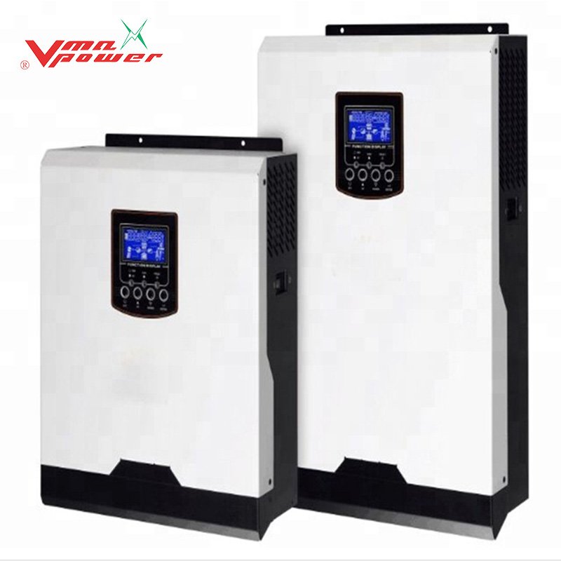 Vmaxpower 5Kva 48Vdc High Frequency Solar Inverter MPPT Hybrid Converter Charger Parallel 6pcs Pure Sine Wave Inverter
