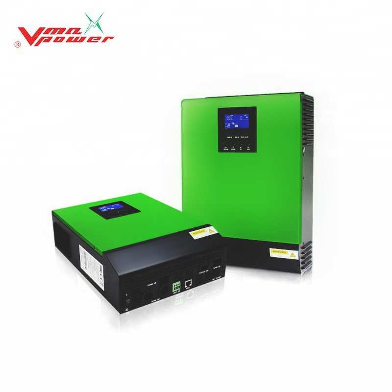 Vmaxpower 5Kva 48Vdc High Frequency Solar Inverter MPPT Hybrid Converter Charger Parallel 6pcs Pure Sine Wave Inverter