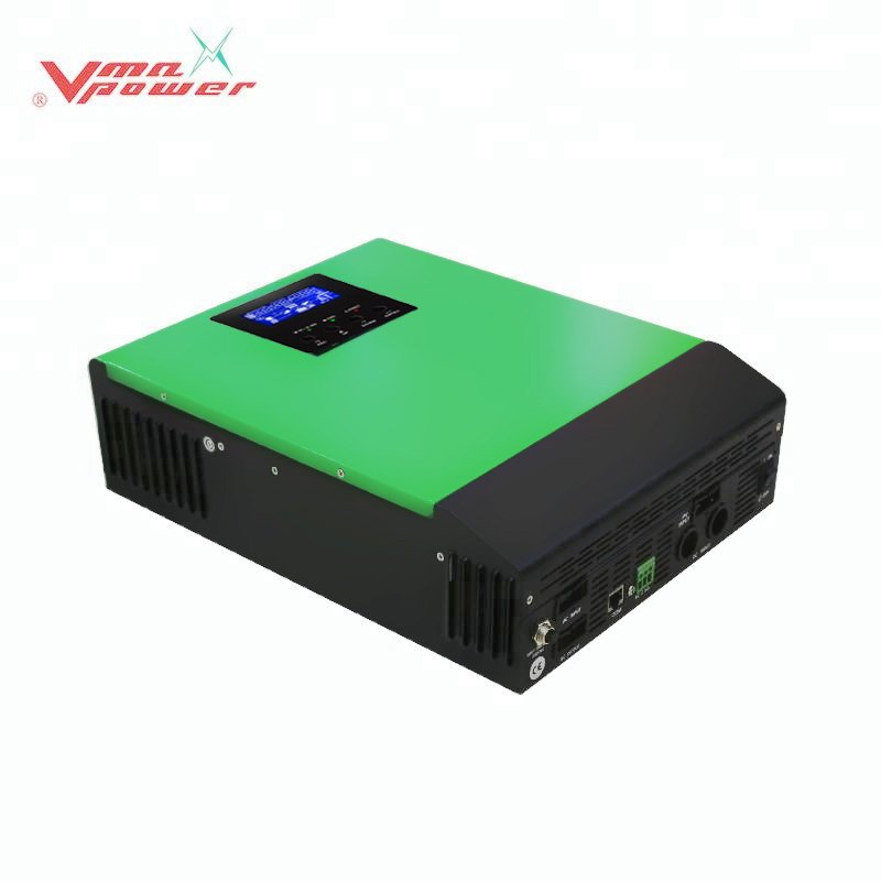 Vmaxpower 5Kva 48Vdc High Frequency Solar Inverter MPPT Hybrid Converter Charger Parallel 6pcs Pure Sine Wave Inverter