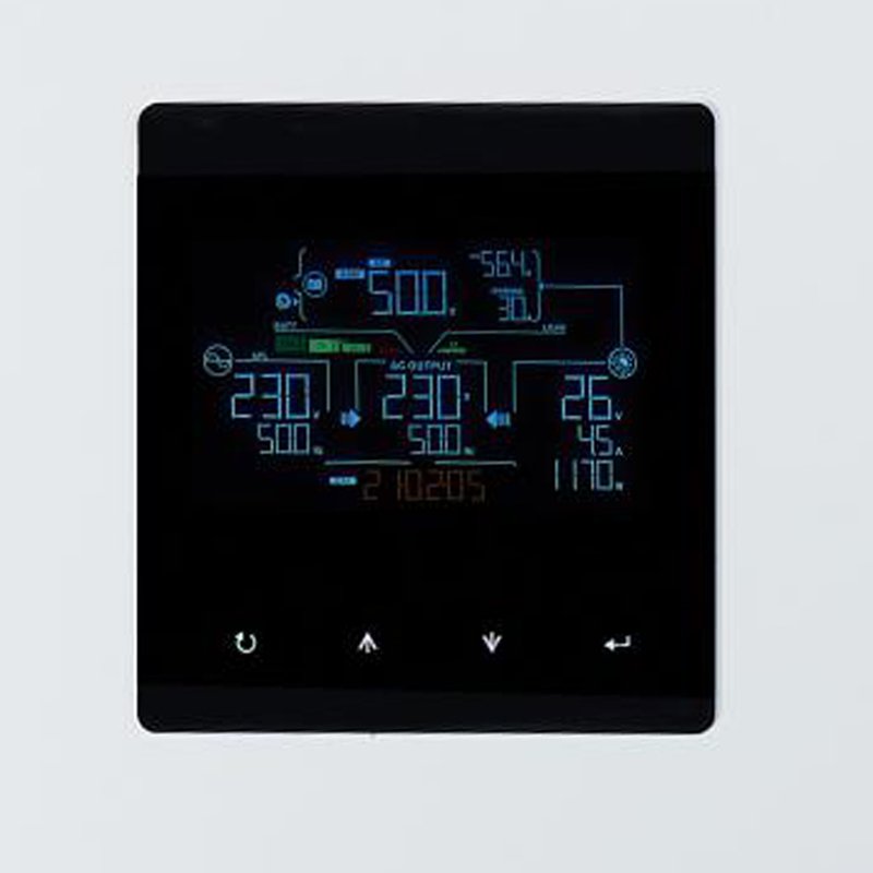 Kebos KWP TWIN 8KW 48V Dual Output IP65 Protection 8KVA 8KW Off-grid Solar Inverter With Lithium Battery Built-in Dust Cover