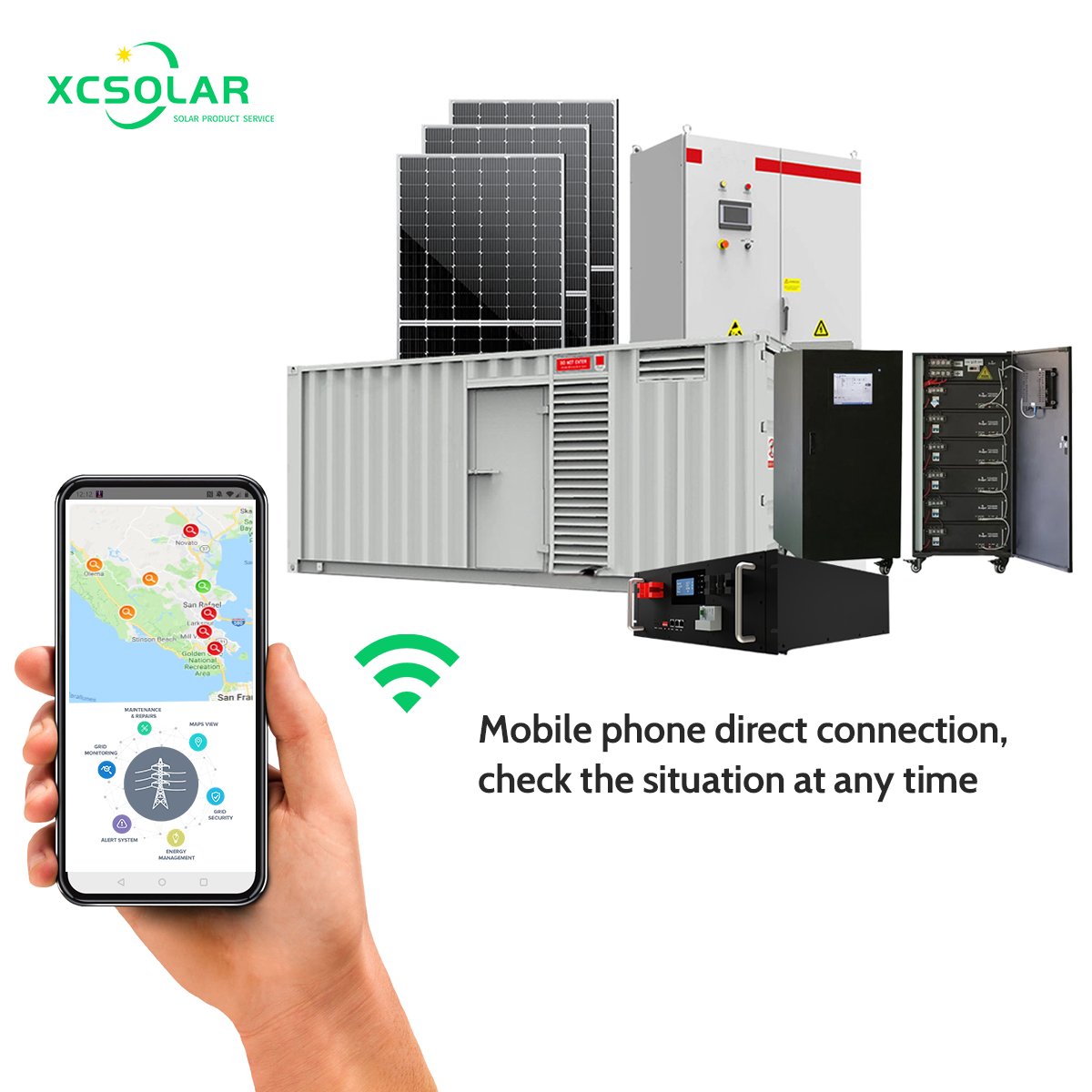 Industrial Commercial Complete 30Kw 50Kw 100Kw 150Kw 200Kw 3 Phase Off On Grid Solar Panels Power Hybrid Energy Storage System /