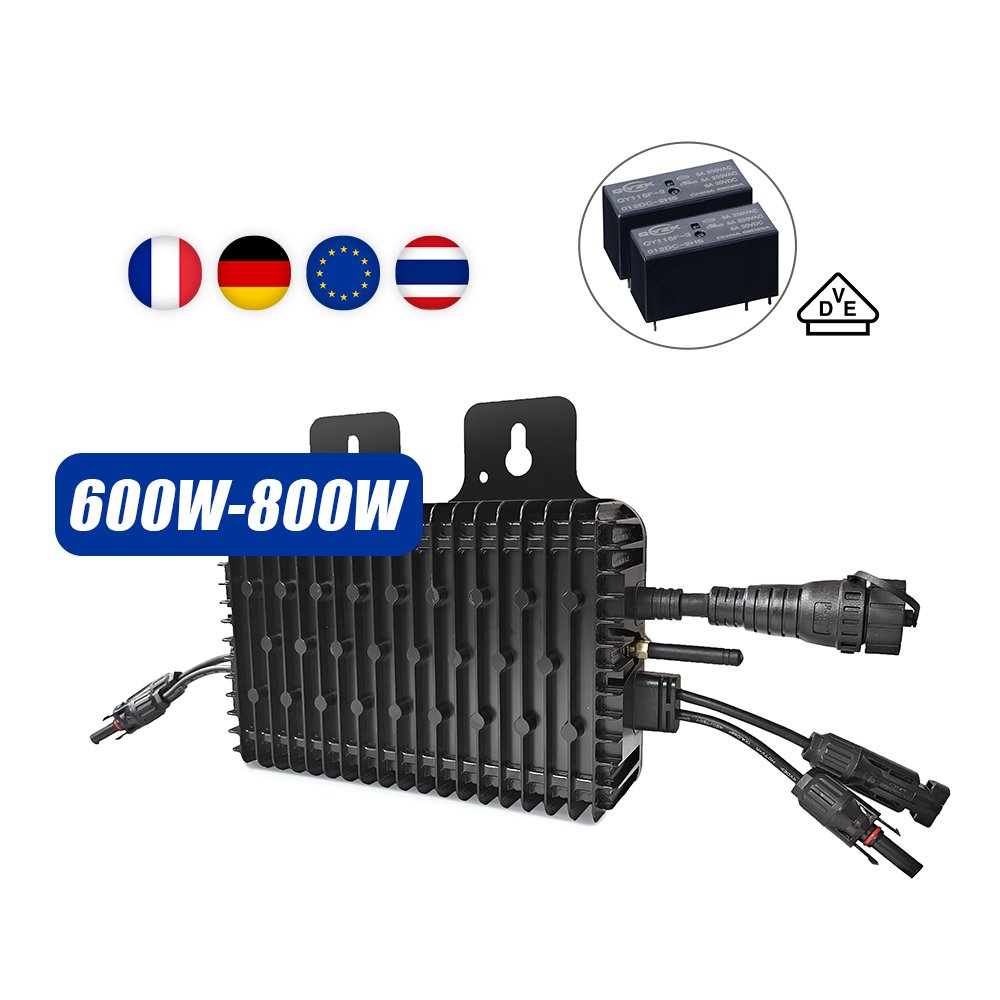 Hot Sale 800W Smart Mini Micro Inverter WiFi Balcony Grid Tie Home Power Solar Inverter
