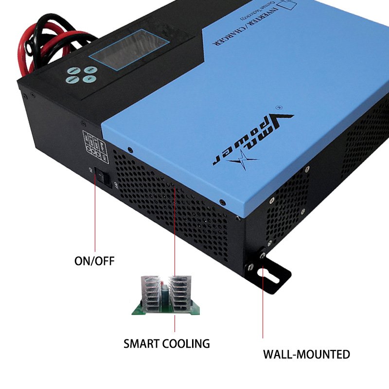 Vmaxpower 800W LF Solar System Inverter Off Grid Green Energy Mini Inverter Pure Sine Wave Inverter