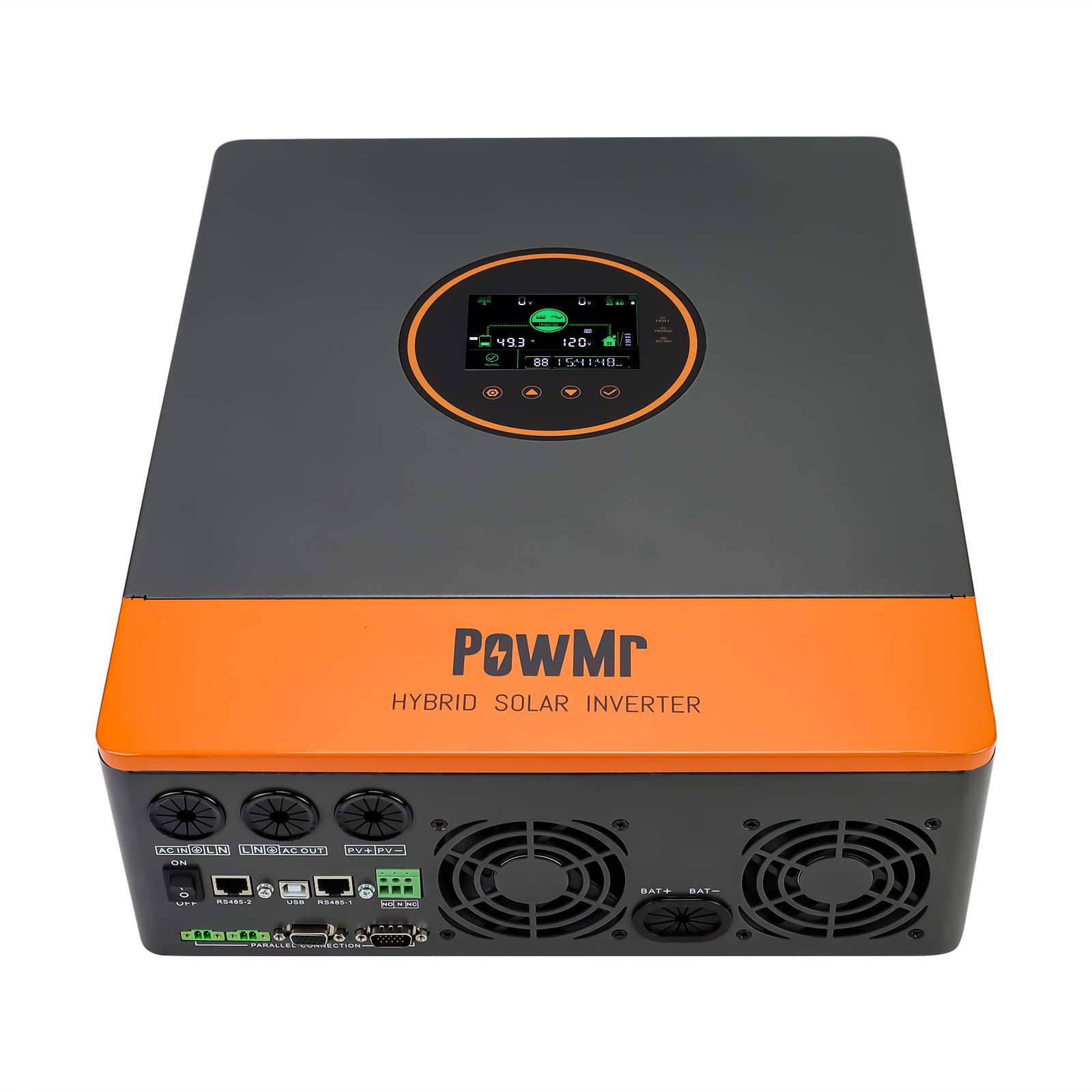 PowMr Hot Selling 5KW 48V All-in-one Hybrid Solar Inverter Split-Phase Parallel 6 Solar Inverter Off-grid Inverter
