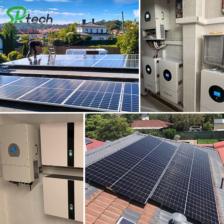 For Villa in stock solar energy DEYE SUN-5/6/8/10/12/15/20/25K-SG01HP3-EU-AM2 8KW 10KW 12KW 20KW three phase hybrid inverter