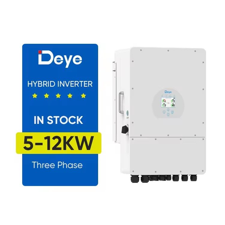 Deye Hybrid Inverter 3 Phase 1 phase 3.6kw 5Kw 8Kw 10Kw 12Kw EU Warehouse Deye SUN-12K-SG04LP3-EU 3 Phase Hybrid Solar Inverter