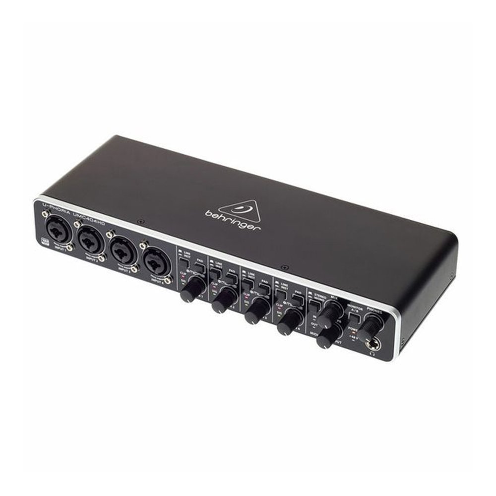 Behringer UMC404HD Sound Card 4*4 USB Audio/MIDI Interface With Midas Mic Preamps Studio Music Equipment