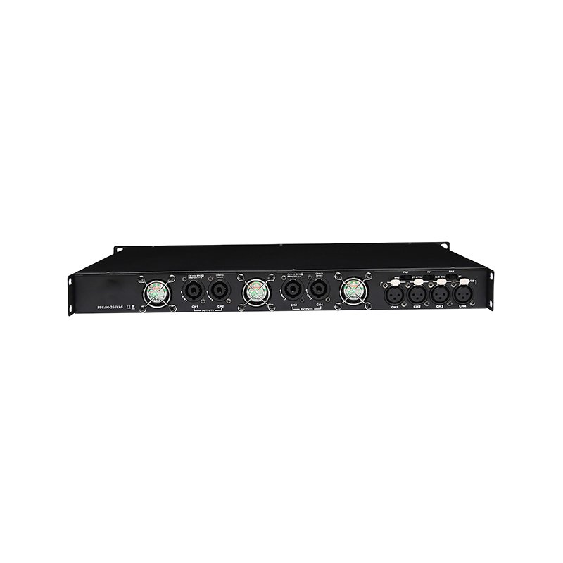 Sound system professional 4 channel equalizer audio mixer with amplifier