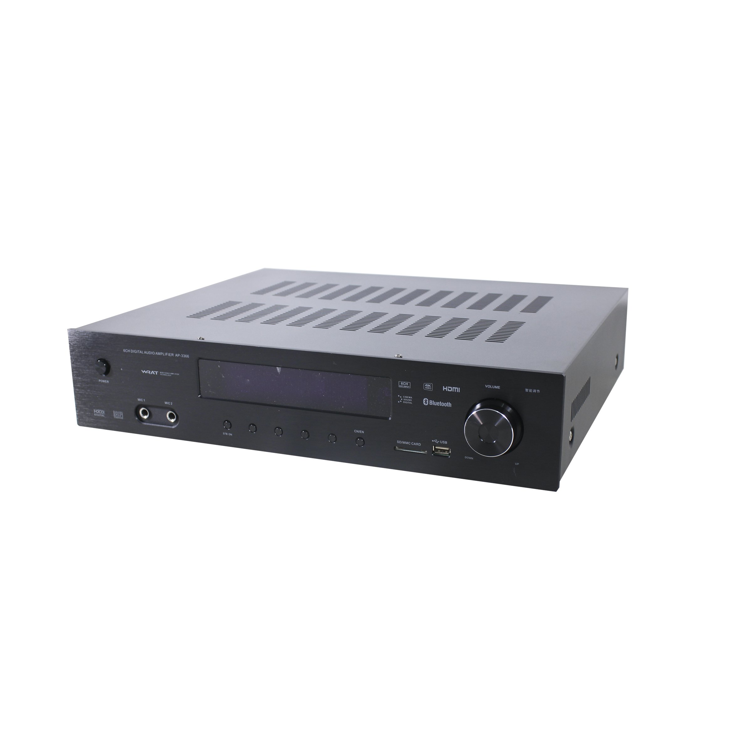 5.1 Channel Digital Bluetooth Audio Video Amplifier for Surround Sound system Hi-Fi Home Theater Receiver MP3 USB/SD
