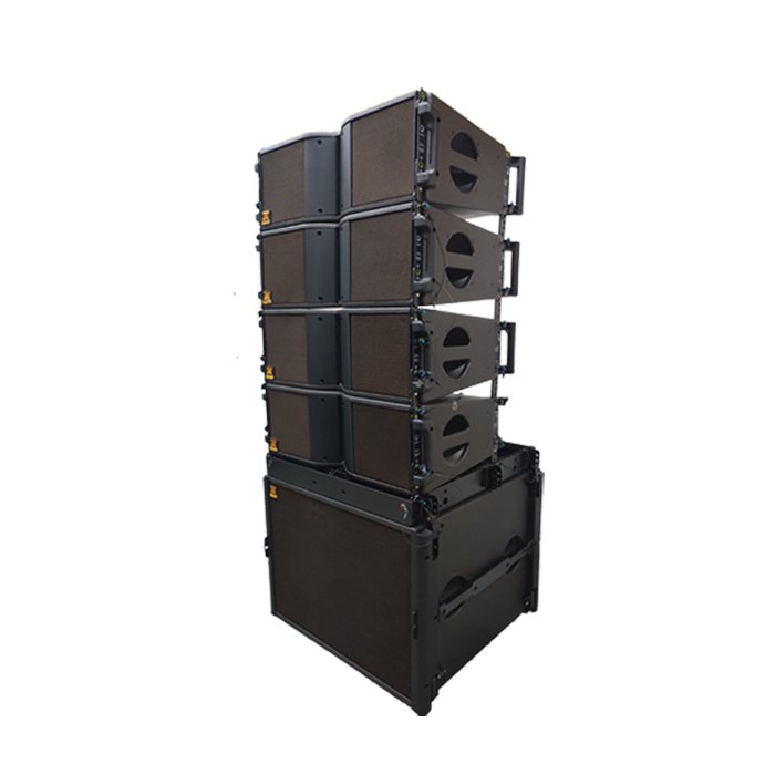 Dual 8" Stage Sound Line Array Speaker System Audio