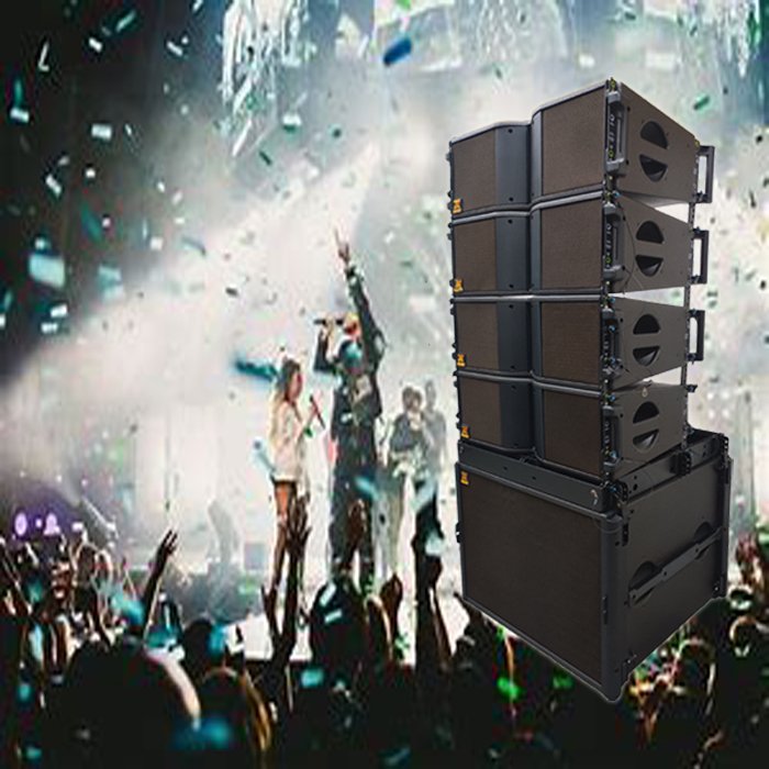 Dual 8" Stage Sound Line Array Speaker System Audio