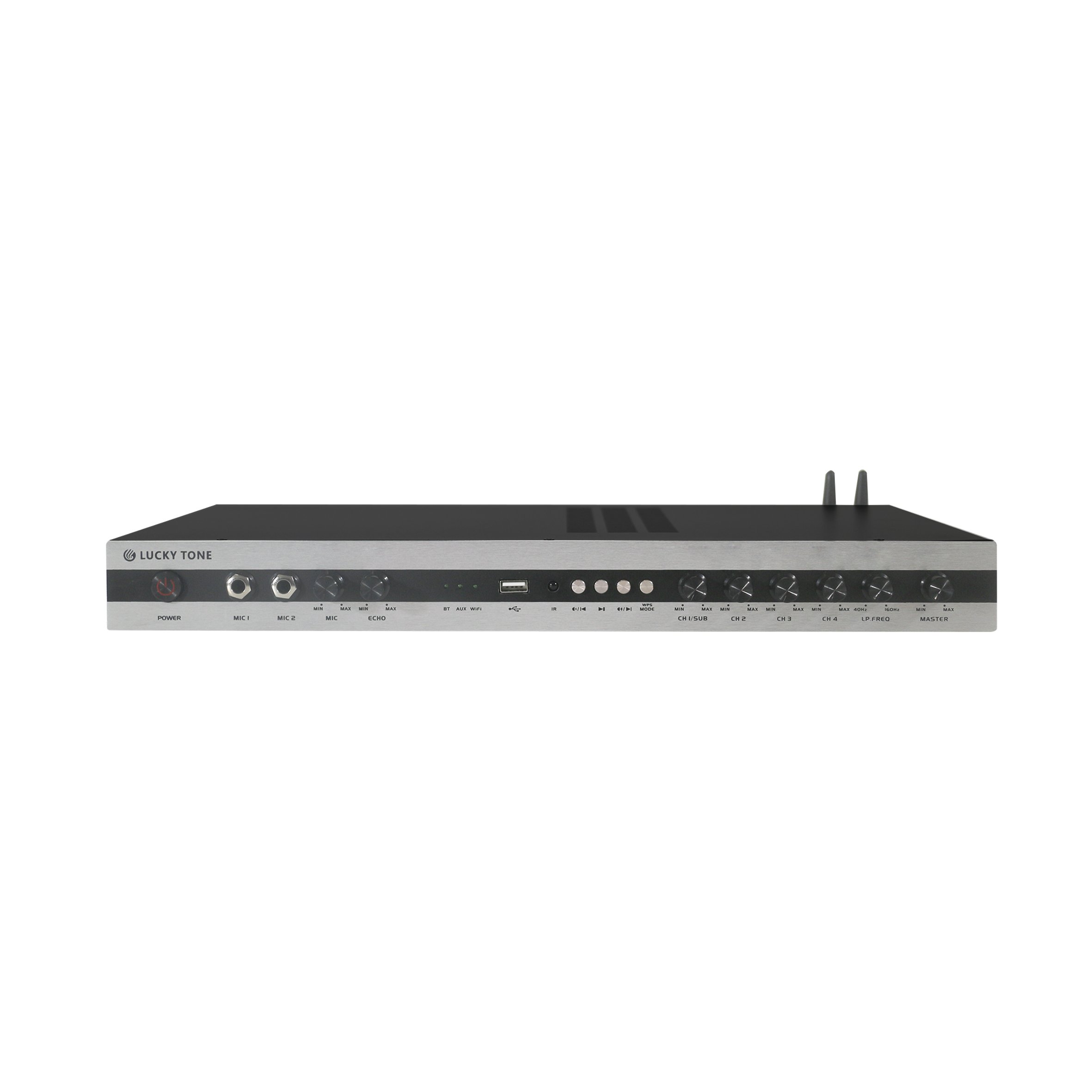 4-Channel 120W WIFI Audio Amplifier Smart Multi-Room WiFi Audio System with Bluetooth/USB/AUX
