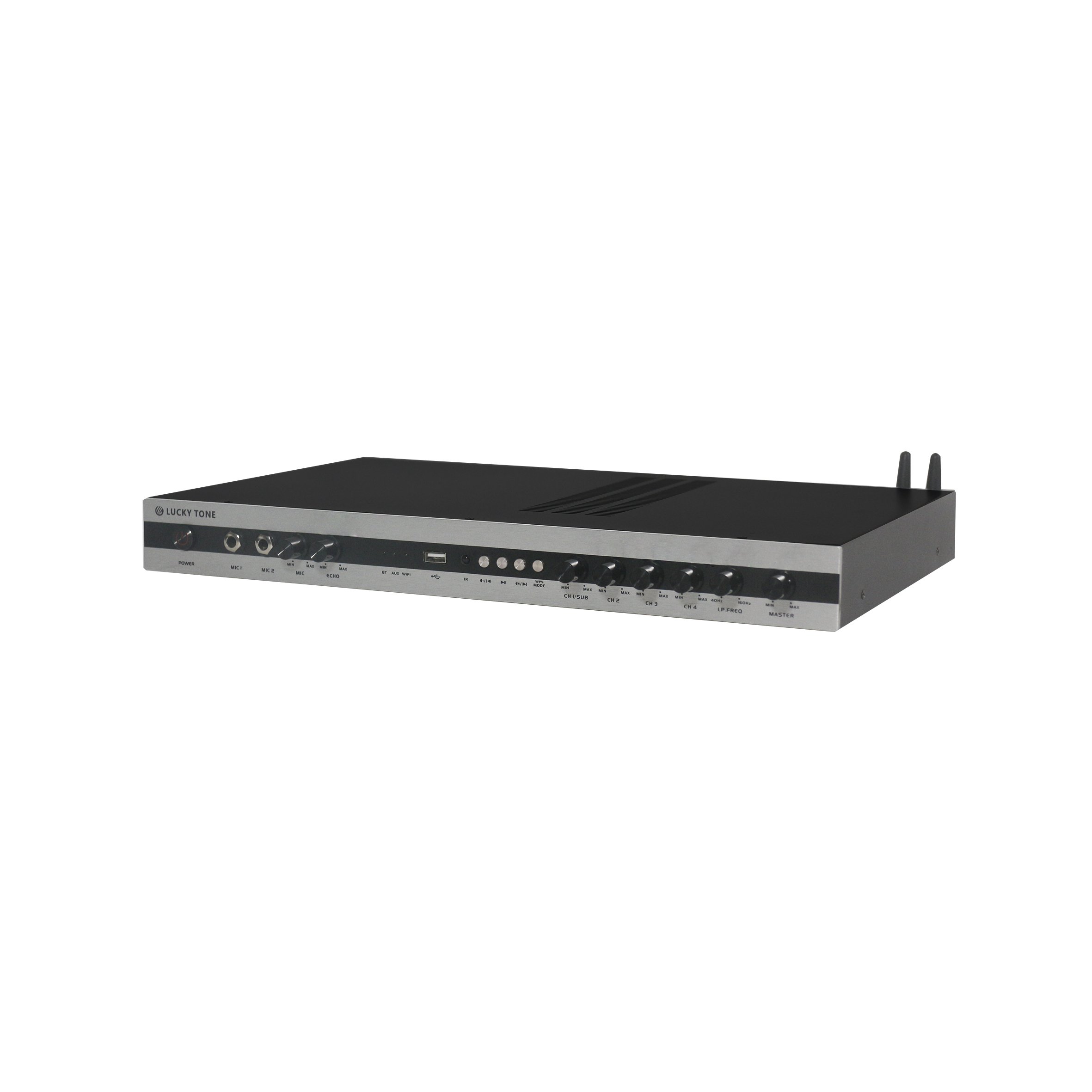 4-Channel 120W WIFI Audio Amplifier Smart Multi-Room WiFi Audio System with Bluetooth/USB/AUX