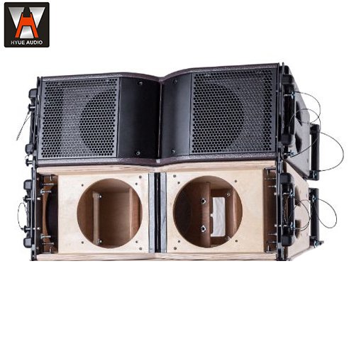 Hongyue audio original design passive K208 double 8 inch line array speaker box speaker audio system