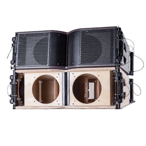 Hongyue audio original design passive K208 double 8 inch line array speaker box speaker audio system