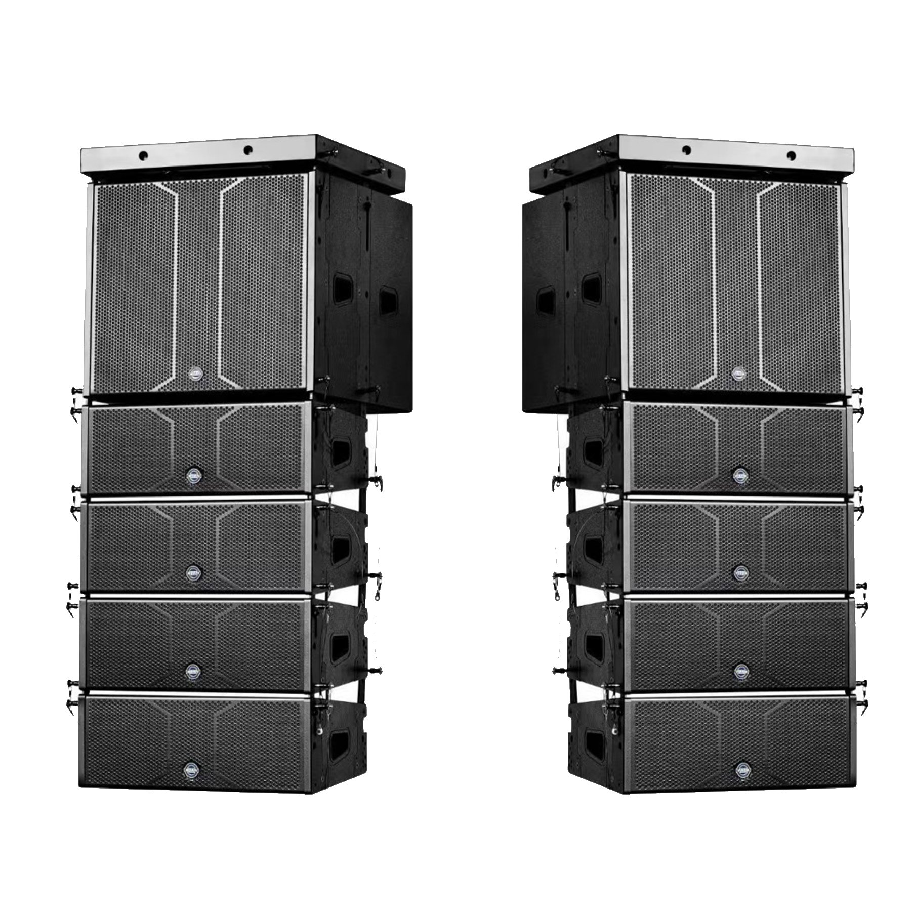 Dual 8 Inch Passive Professional Sound Column Speaker Box Line Array Speaker System