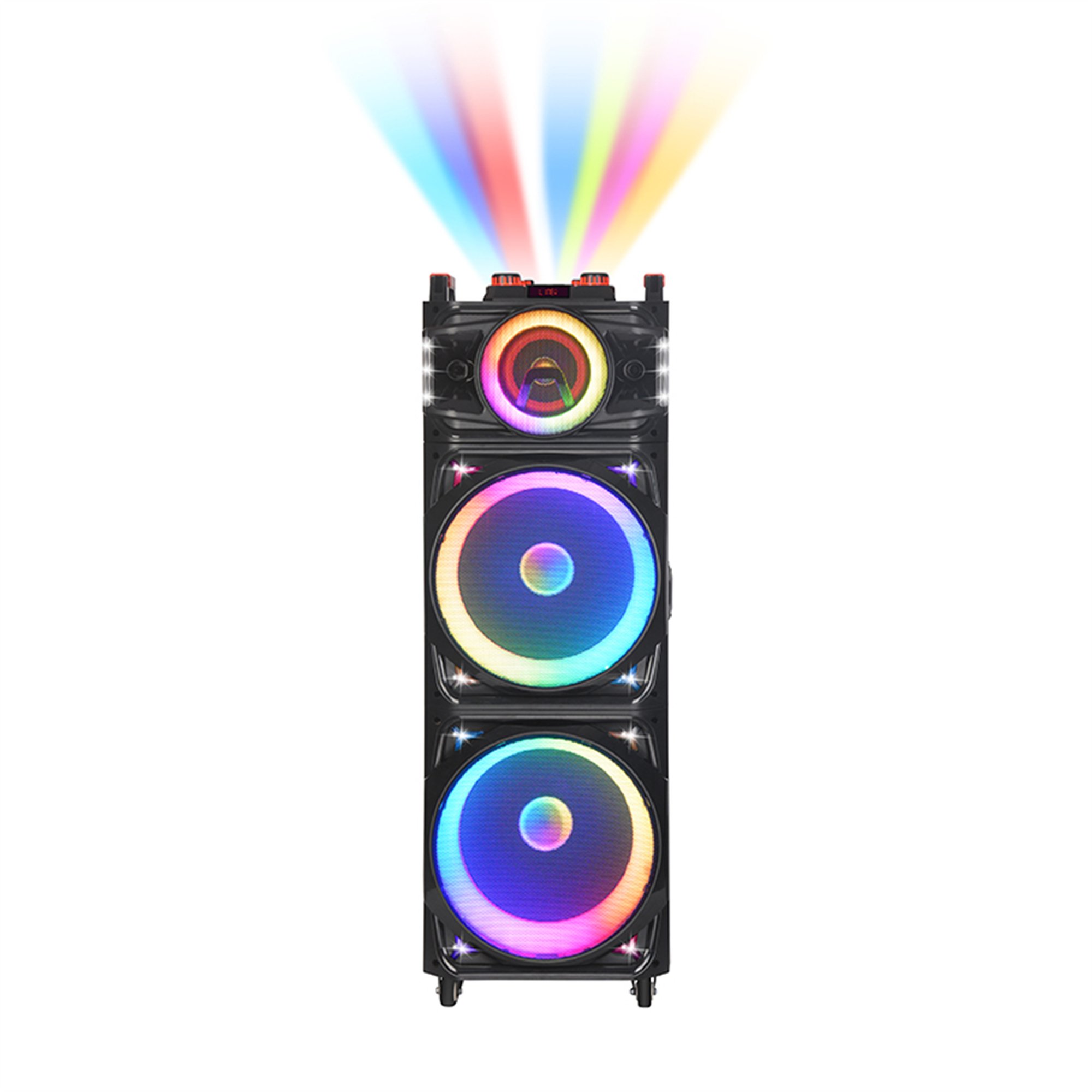 New Smart Wireless Speakers Ndr Dual 15 Inch Dj Speaker Portable Sound Equipment Speaker