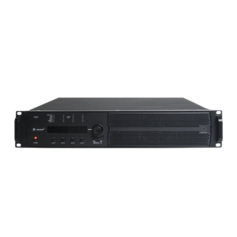 Professional Audio Digital Amplifier 1800 Watt X 4 Channel Big Sound Portable Speaker Amplifier