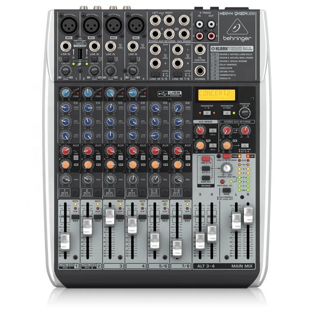 Behringer QX1204USB 8-channel Professional Sound Console Digital Mixer Console Stage Cabinet