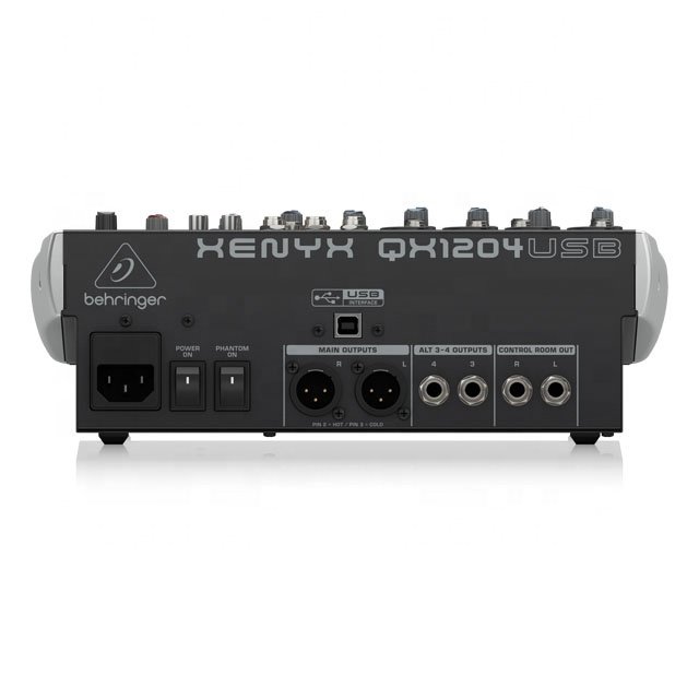 Behringer QX1204USB 8-channel Professional Sound Console Digital Mixer Console Stage Cabinet