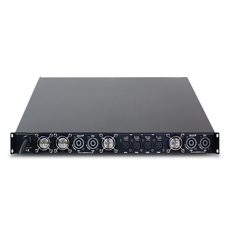 4 * 1700W Pa System Big Sound Professional Commercial Audio Music Amplifier Digital Class D