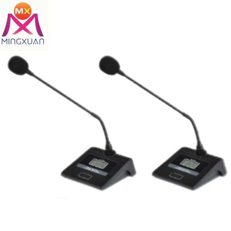 Large conference digital video tracking microphone system 2 gooseneck professional solutions