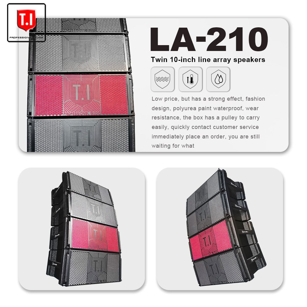 T.I Pro Audio Active Outdoor/Indoor Line Array System High Performance Speaker Equipment
