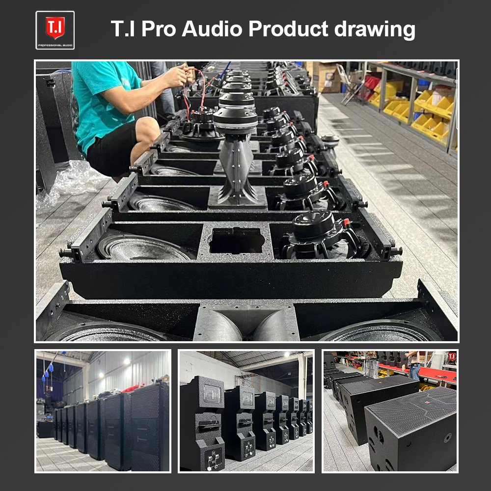 T.I Pro Audio Active Outdoor/Indoor Line Array System High Performance Speaker Equipment